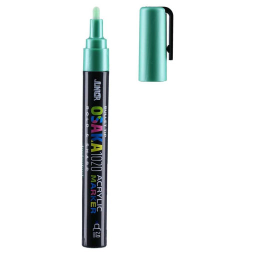 Picture of JUNIOR ACRYLIC MARKER 2MM METALLIC GREEN